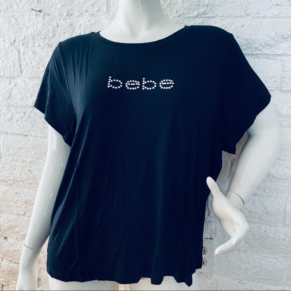 -bebe  blouse black size 3X new - Picture 3 of 9
